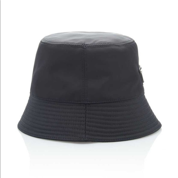 PRADA Logo-Embellished Shell Bucket Hat - worn once - Picture 3 of 3